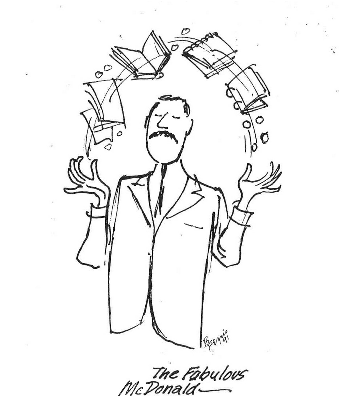 Jim McDonald balancing the books